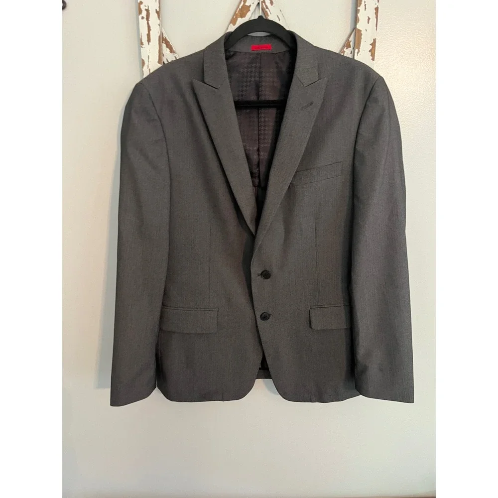 John Varvatos U.S.A. Men's Dark Gray Blazer‎ Jacket Size 42R